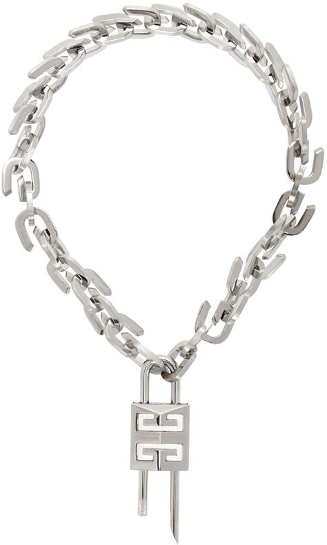 givenchy necklace kids|givenchy medium lock necklace.